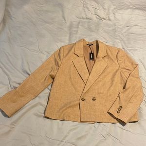 L Oversized Women’s Beige Express Blazer